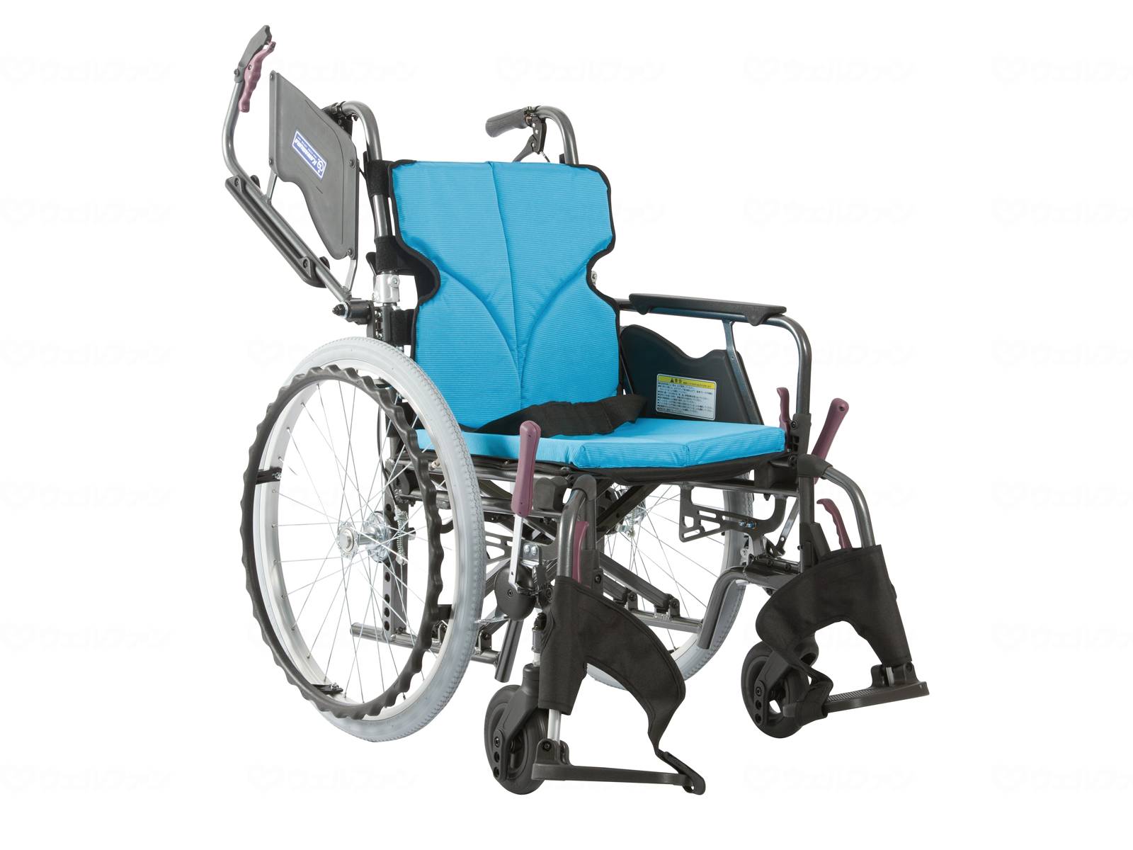 ★ポイント最大16倍★【全国配送可】-モダンBstyle 自走用 22インチ中・高床/若葉色（No．85）/座幅38-前座45cm ●取寄品 カワムラサイクル KMD-B22-38-H　JAN 4514133502196 00160000288 -【W介護用品】