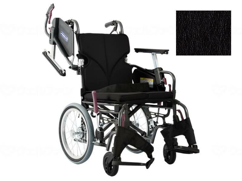 ★ポイント最大16倍★【全国配送可】-モダンCstyle 介助用 16インチ中・高床/エコブラック(No.88）/座幅38-前座47cm ●取寄品 カワムラサイクル KMD-C16-38-SH　JAN 4514133507115 00160000294 -【W介護用品】