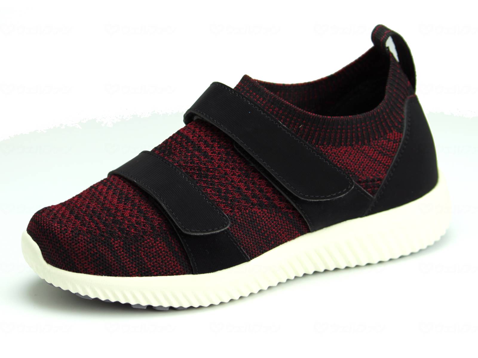 ★ポイント最大16倍★【全国配送可】-SaiSai ストレッチニットスニーカー WG120/ディープレッド/4L マリアンヌ WG120　JAN 4534378233020 -【W介護用品】