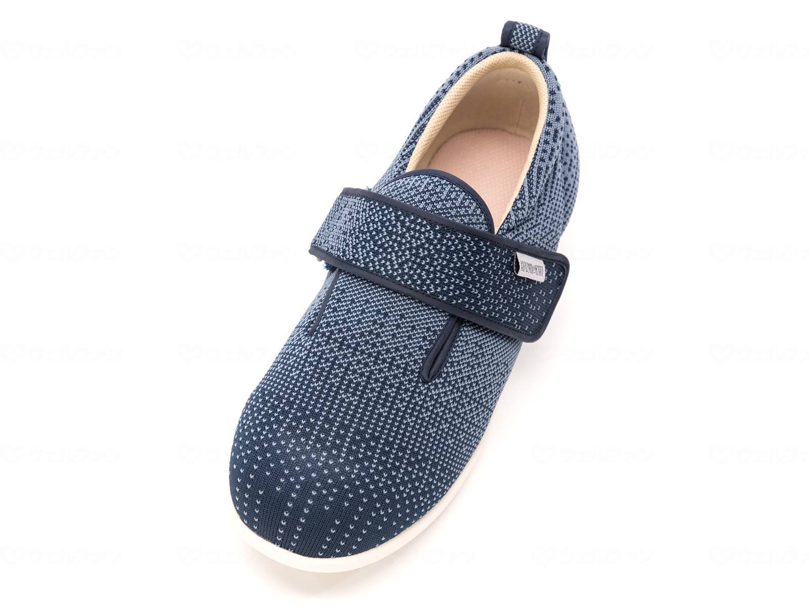 ★11/21-27 P最大27倍★【全国配送可】-ダブルマジックIIIニット　7E/紺/左LL 徳武産業 7048　JAN 4537944134585 -【W介護用品】