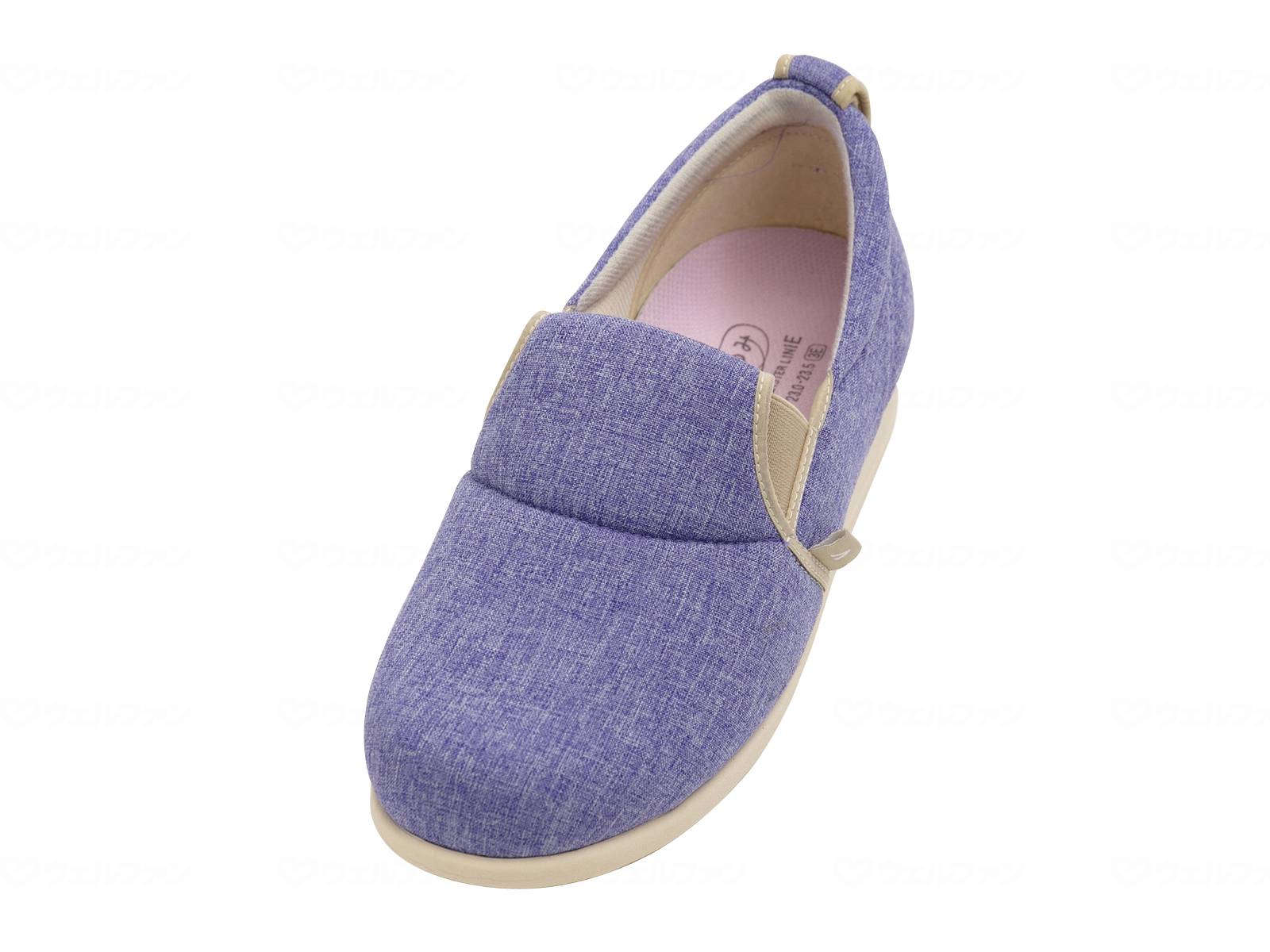 ★6/22-27 P最大27倍★【全国配送可】-ゆったり簡単スリップオン/ラベンダー/右LL 徳武産業 1043　JAN 4537944153173 -【W介護用品】