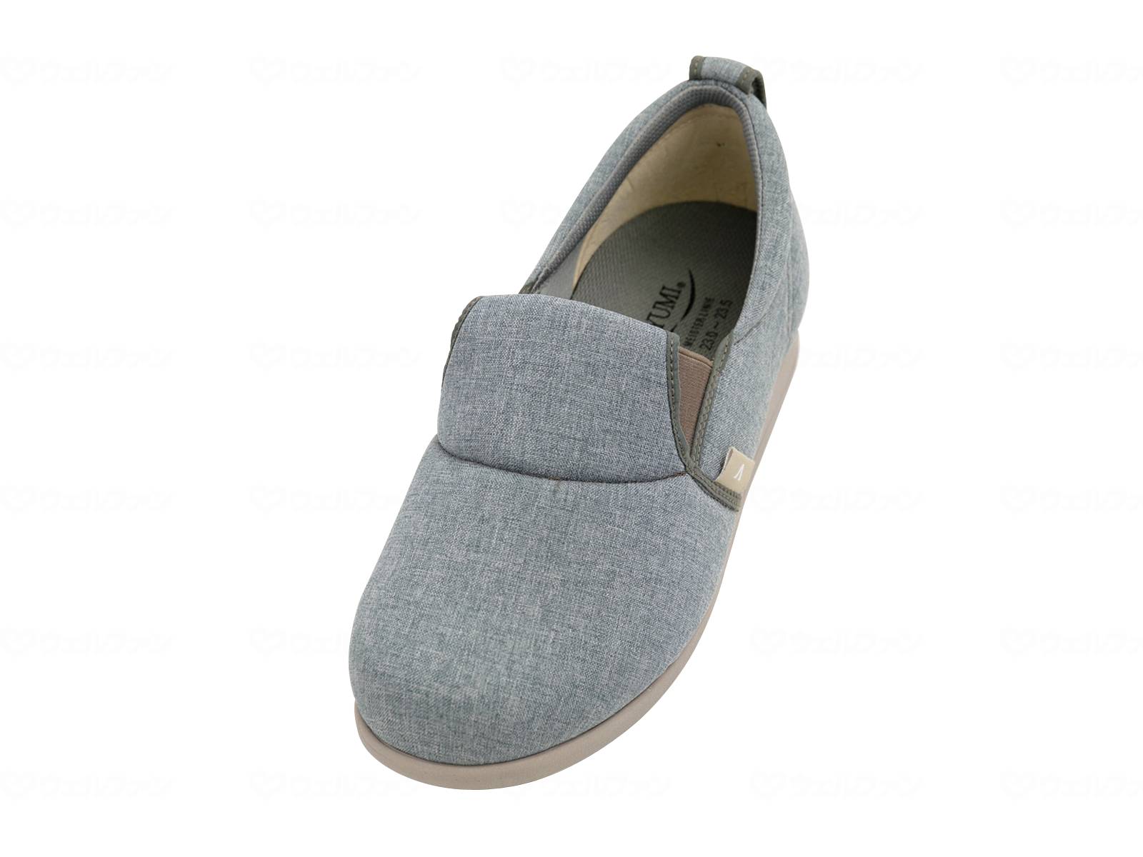 ★9/19-24 P最大27倍★【全国配送可】-ゆったり簡単スリップオン/グレー/左S 徳武産業 1043　JAN 4537944154286 -【W介護用品】