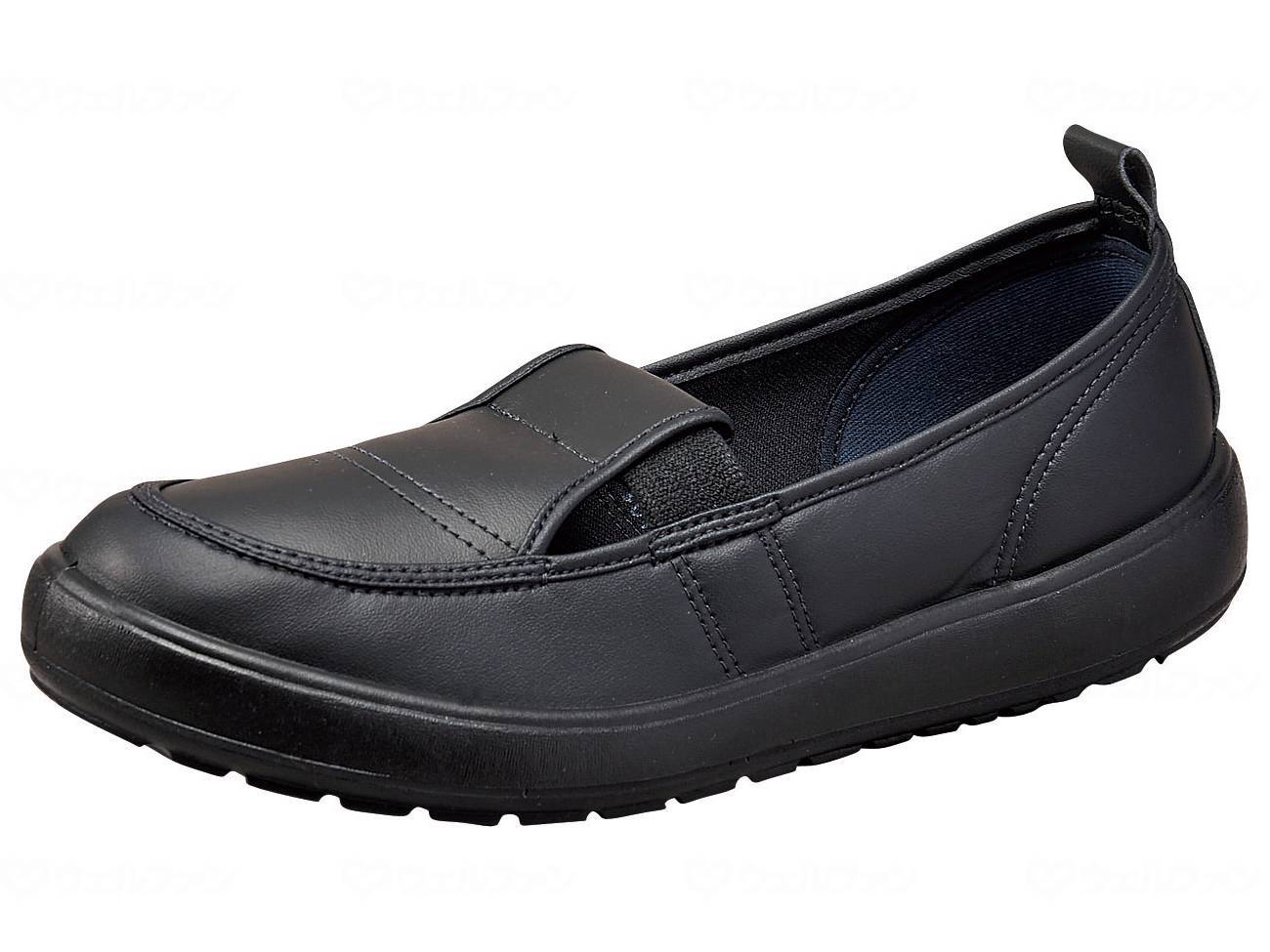 ★ポイント最大16倍★【全国配送可】-MS大人の上履き03/ブラック/27.0 ムーンスター -　JAN 4963307508517 -【W介護用品】