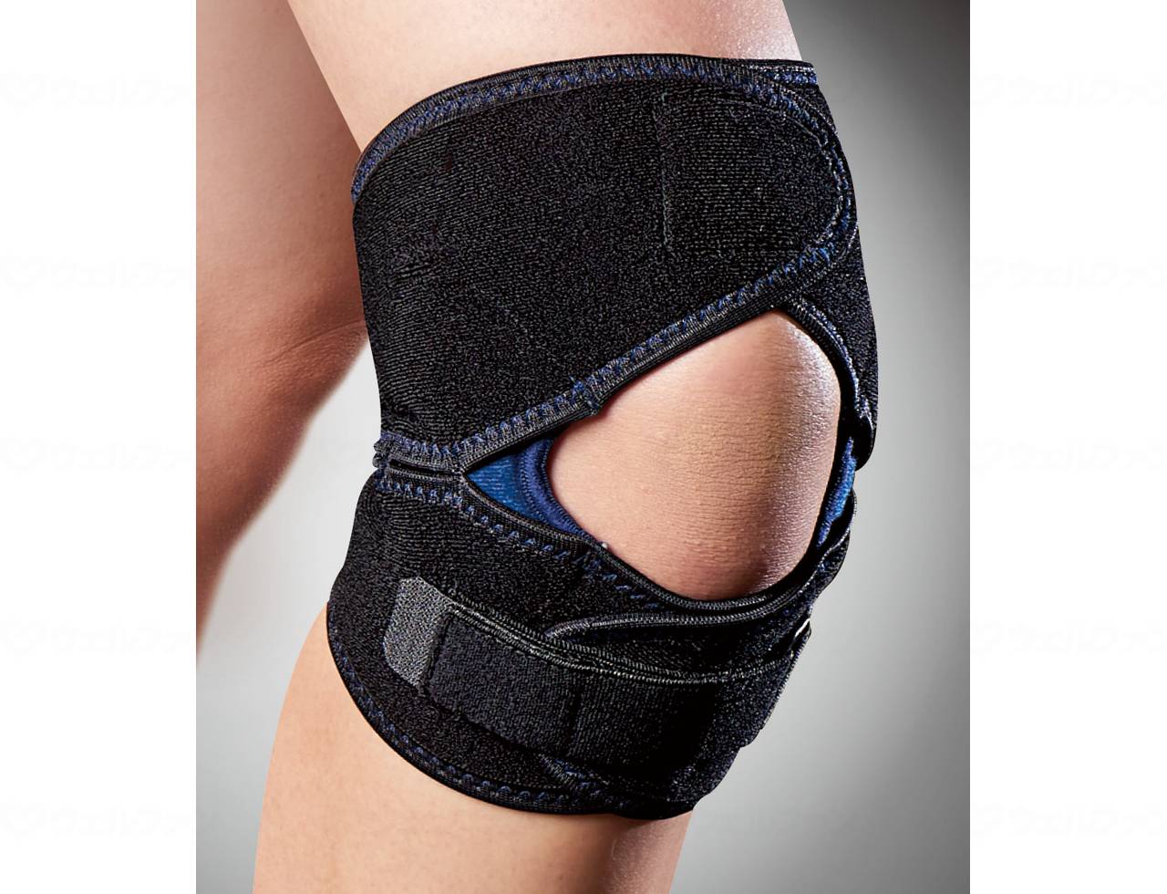 ★ポイント最大16倍★【全国配送可】-中山式ボディフレーム ひざ用パワーフィット/黒/L 中山式産業 -　JA..