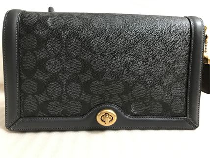 コーチ　 レディースバッグ　COACH シグネチャー キャンバス　2wayショルダーバッグ　クラッチバッグ SALE【あす楽対応】