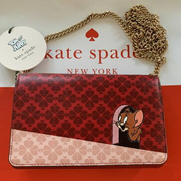 ケイトスペード　レディースバッグ 　KATE SPADE トム＆ジェリーお財布チェーンショルダーバッグ・クラッチバッグ　日本未入荷！【あす楽対応】