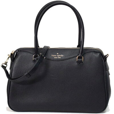 ケイトスペード レディースバッグ Kate spade 2way ショルダー ミミ ぺブル レザー サッチェル mimi pebbled leather satchelレザー 黒 ブラック【あす楽対応】