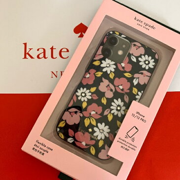 ケイトスペード　Kate spade　アイフォン ケース jeweled 　road floral iPhone case 12/12Pro お花柄　ジュエル　 代引き不可【あす楽対応】