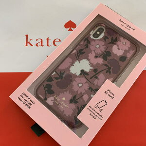 ケイトスペード　Kate spade　キラキラピンクラメ お花柄 iPhone Xs Max アイフォーンケース　代引き不可