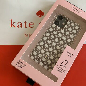 ★ケイトスペード　Kate spade　アイフォン ケース スペードリンクプリント iPhone Case 12mini 代引き不可【あす楽対応】