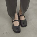 足袋 パンプス ストラップ ローヒール 足袋ストラップ シューズ レディース ローヒール フラット 靴 歩きやすい 痛くない 柔らかい 疲れない 大人 おしゃれ...