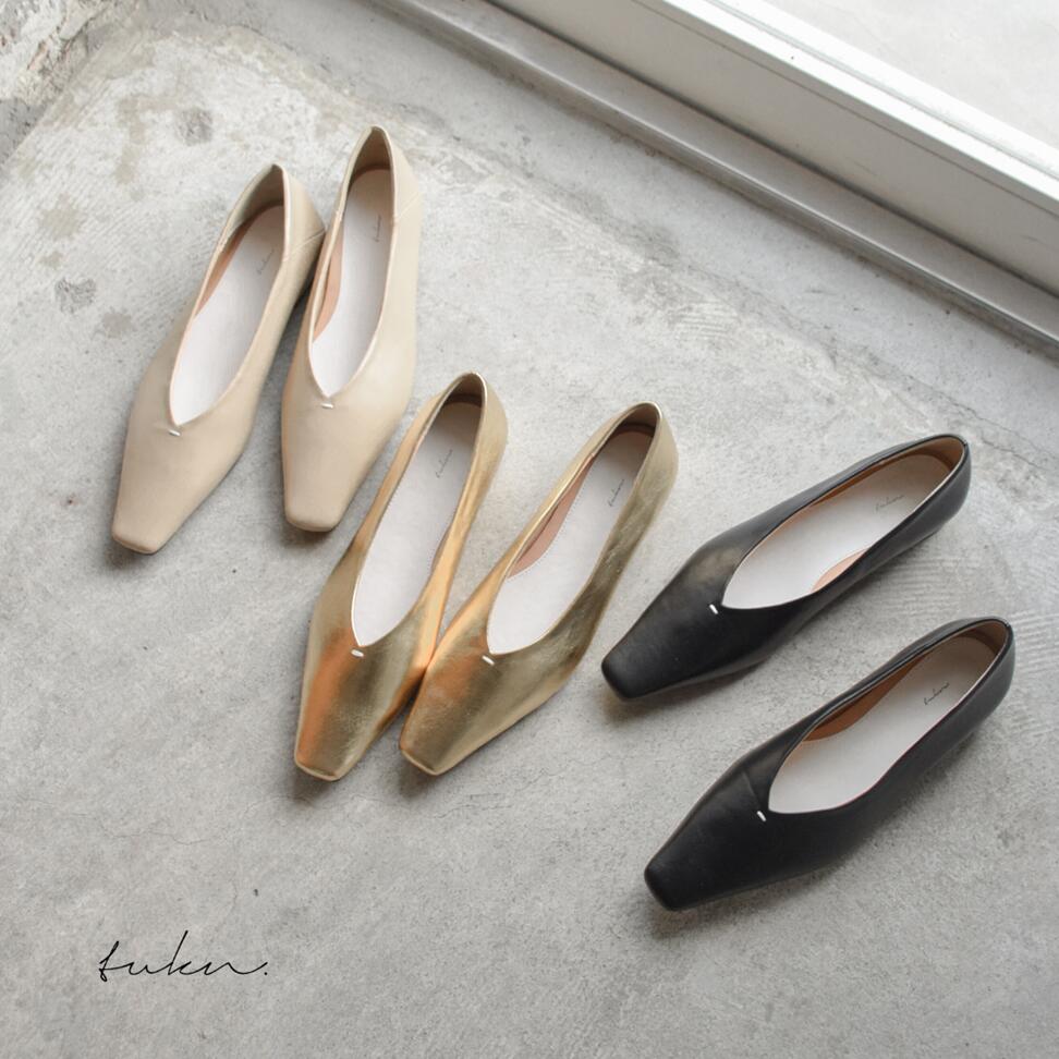 楽天1位 coco-eririko ROOM コラボ モード フラット パンプス ローヒール 歩きやすい レッド ゴールド ココエリ 2cm ヒール 痛くない 柔らかい Vカット ブラック ベージュ ホワイト 通勤 オフィス スーツ きれいめ 結婚式 オケージョン 入学式 卒業式 1-7486-o