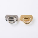 ■サイズ/W47×H21mm(錠含まず)■入数/1セットマグネットホックの飾りがヒネリ風(固定)になっています。※フタ側の飾り部分はネジ式、本体へのマグネット部分は割足になります。※「金具取り付け説明書」付き。