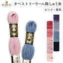 【SALE】 刺しゅう糸 DMC タペストリーウール 4番 ピンク、紫系 486 刺繍糸 ししゅう 486番 秋カラー刺しゅう糸 オータム スプリングカラー