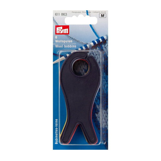 毛糸ボビン大90mm 6個 アソートカラー Prym プリム 毛糸ボビン大90mm 6個 アソートカラー Prym プリム