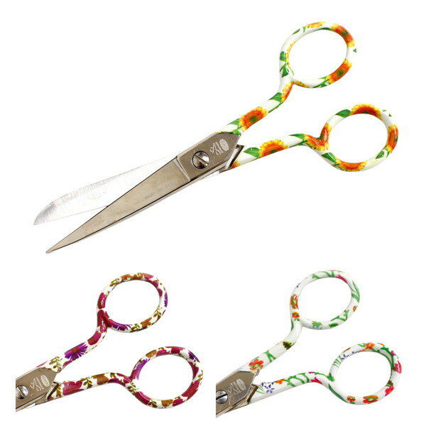 レインボー刺しゅうハサミ 15cmはさみ ハサミ 鋏 手芸はさみ プレマックス イタリア製