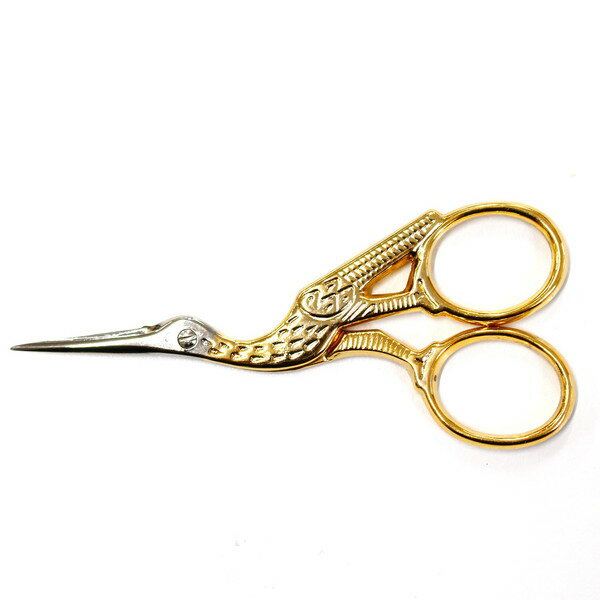 刺しゅうハサミ コウノトリ 9cmはさみ ハサミ 鋏 手芸はさみ プレマックス イタリア製