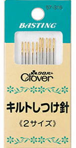 サイズ : 太さ0.76x長さ49.2mm/太さ0.69x46.8mm入り数 : コットンダーナー・6x5本、7x5本ピーシングに適したシャープな針先が特長です。しつけ糸が通しやすい長い針穴長さが2タイプあります。糸切れしにくく、布通りもスムーズです。
