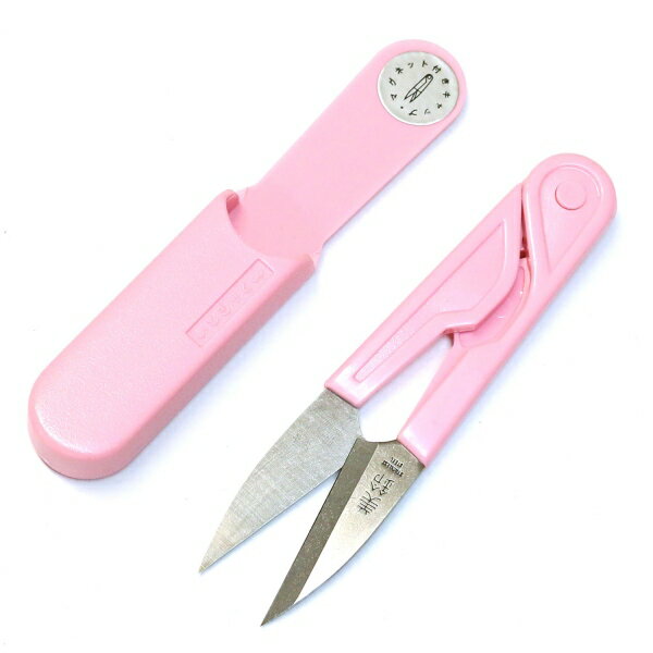 Thread-Cutting Scissors - FMS551P 糸切り はさみ ハサミ いときりくん ピンク | つくる楽しみ