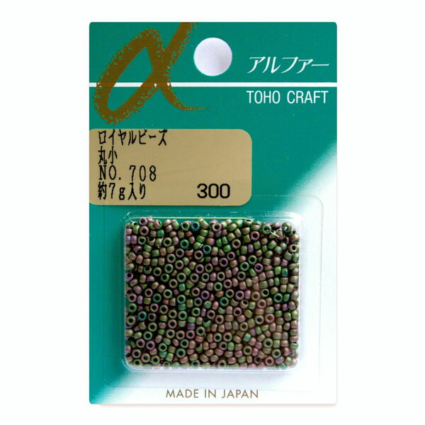 Glass Beads - ビーズ ロイヤルビーズ 丸小 No.708　高級玉虫・つや消し