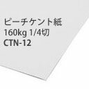 カルトナージュ ピーチケント紙 上質紙 普通 160kg 1/4切 39.4 54.5cm 5枚入 |つくる楽しみ