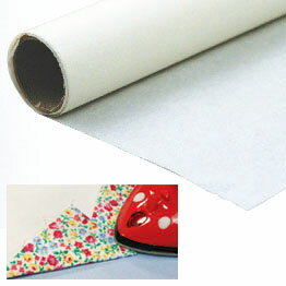 生地 生地の裏打ち材料 布用 ホットメルト紙 裏打ち紙 巾49cm 1.5m巻 特厚タイプ 0.2mm CTN-14 | つくる楽しみ