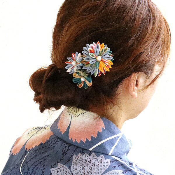 つまみ細工キット 花しごと 27 和モダンの花かんざし