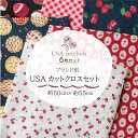 カットクロス USAコットン セレクトカットクロスセット 6枚入 約50×55cm 輸入カットクロス