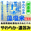 島根県隠岐藻塩米きぬむすめ（減農薬）令和5年産1等米・特A米10kg 2