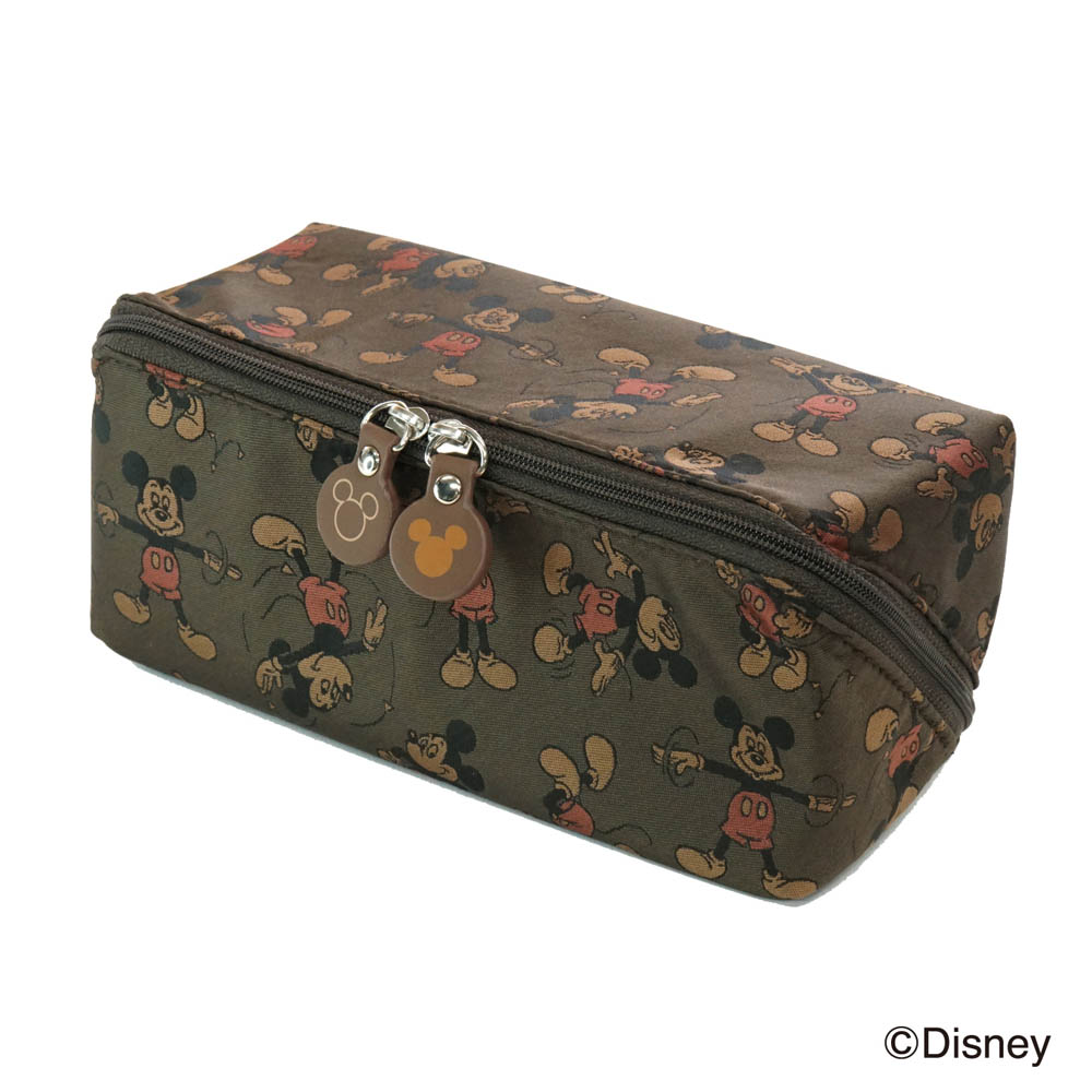 PACAPO・ポーチ大 DISNEY ディズニー(ミッキー柄)ブランド キャラクターマルチポーチ コスメポーチ メ..