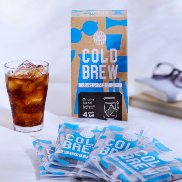 タリーズジップス コールドブリューコーヒー オリジナルブレンド 4袋入のサムネイル