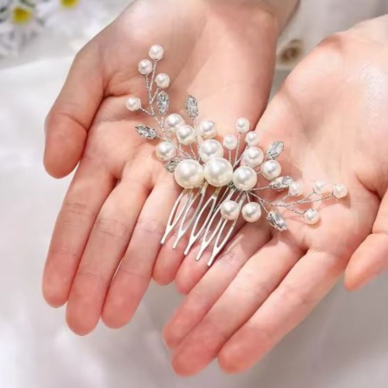 留袖 髪飾り パール ヘアアクセサリー 3本セット 和装 洋装 フォーマル 結婚式 成人式 卒業式 入学式 七五三 発表会 花嫁 ウェディング ヘアアレンジ ゴールド シルバー 選べる2カラー 上品 まとめ髪 ヘアピン コーム