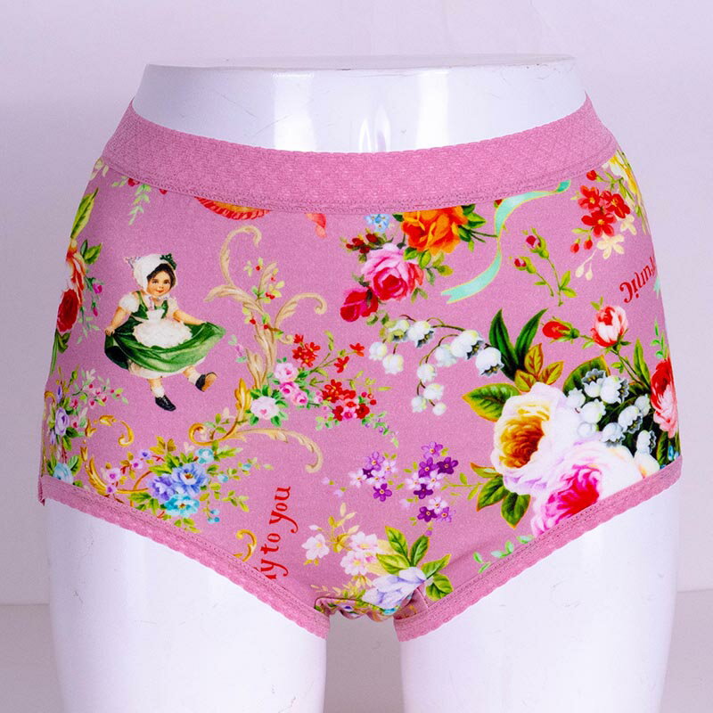 【送料込み】ショーツ　下着　TUNIC　60接結・ローズエンジェル　ショーツ　ピンク　サイズL　1446L-A