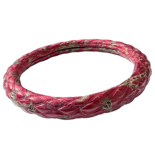 方向盤套 - 【ポイント10倍 ★4/24 20:00〜4/27 9:59限定】受注製作 太さ 49mm 極太ダブルキルト モンブラン ハンドルカバー ビニール加工 金華山 乗用車 トラック 2t 4t 大型車 SW ML LM L LL 2HS 2L 2HL 3L ステアリングカバー ハンドルカバー TURN製 ターン 金華山