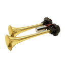 ☆送料無料☆Made in JAPAN…信頼と実績の日建製☆【NIKKEN AIRHORN D型ヤンキー(真鍮メッキ)】