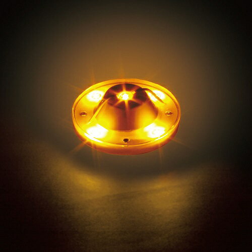 驚異の明かるさ！！1ワットLEDを5個搭載☆【LED5ハイパワーバスマーカーランプ専用ユニットアンバーDC24V/DC12V共用】