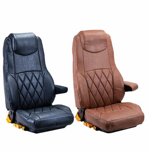 【トラック用　クラシックダイヤシートカバー運転席のみ（日産UD大型クオン）】トラック用品 トラック用 トラック シートカバー ダイヤ　雅　ブラック　ブラウン　車種別