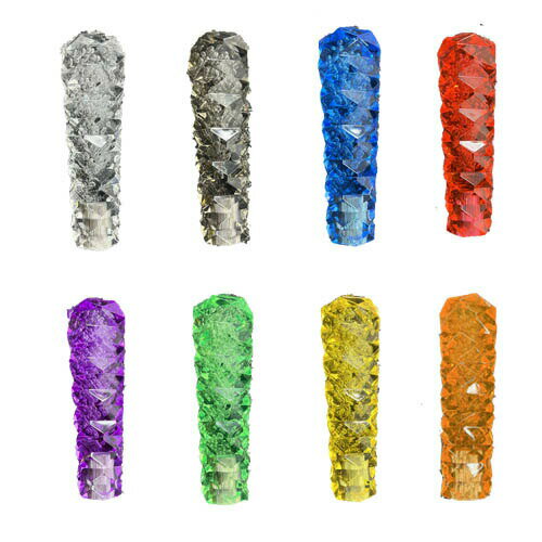 【スパークシフトノブ　150mmタイプ（各色）変換アダプター付き】クリア　スモーク　ブルー　レッド　 ...