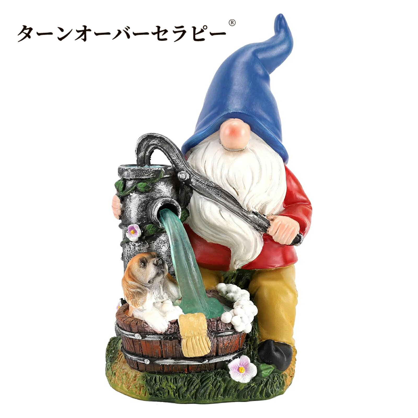 樂天商城 - ガーデンオーナメント ガーデニング用品 庭用置物 ソーラー付き装飾品 樹脂製 屋外玄関用 防水対応