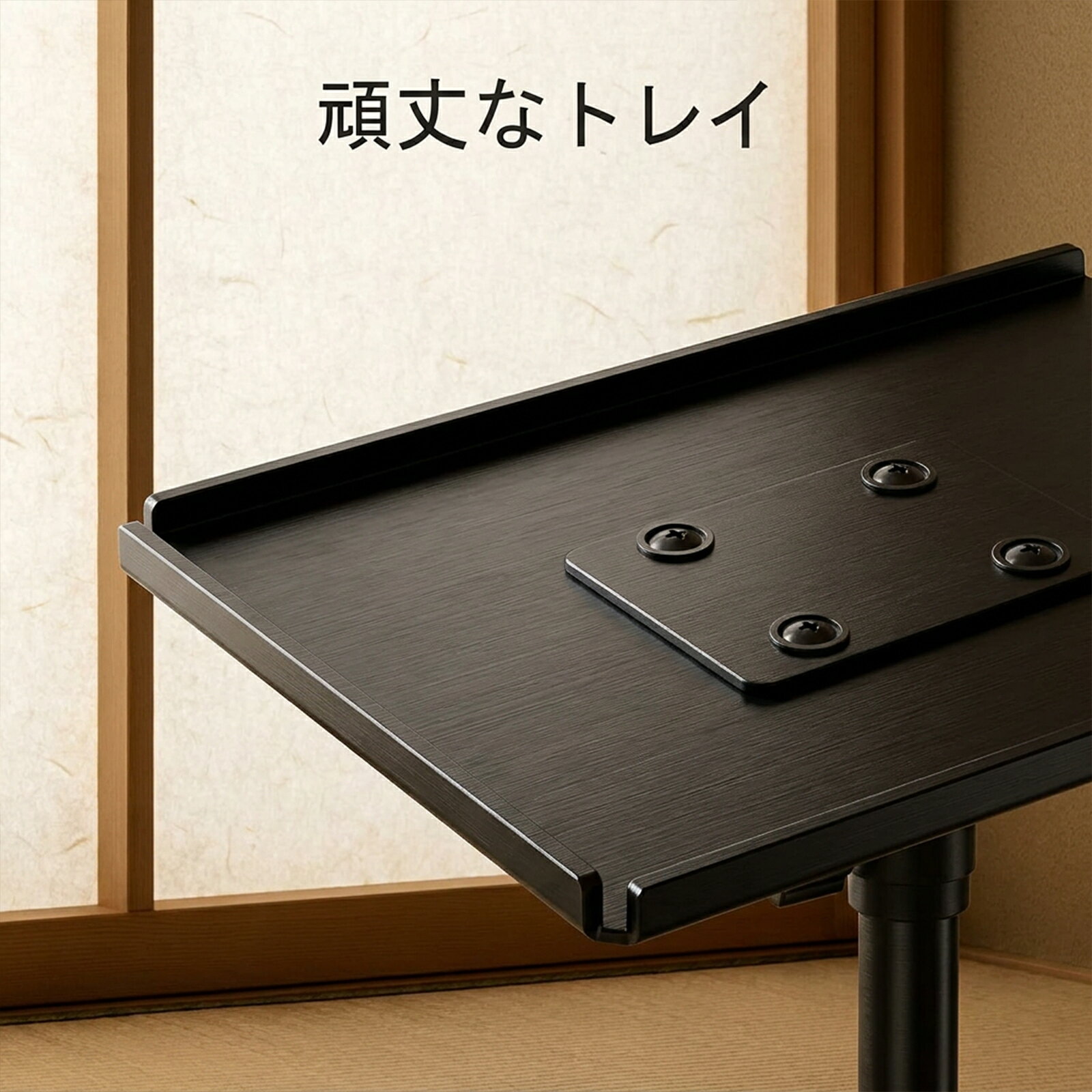 三脚式プロジェクタースタンド 高さ45cm～120cm 3段調整 取り外し可能なグースネッ...