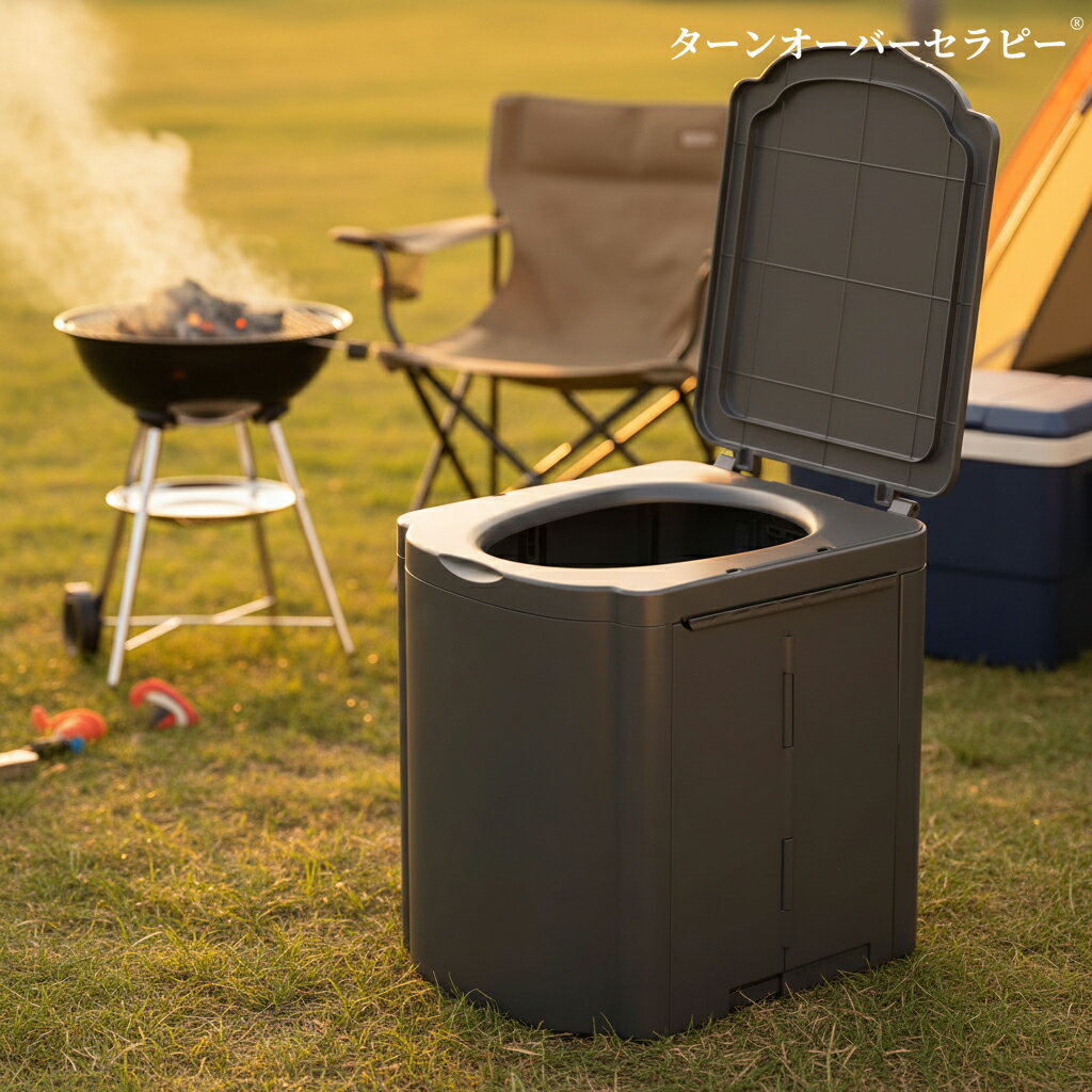 【期間限定 5倍】簡易トイレ 災害用 ブラック 耐荷重200kg 20回分防災セット（凝固剤20袋+汚物袋20枚+処理袋10枚+手袋20双+おしりふき8枚付き）即開封0秒使用 コンパクト折りたたみ 防災グッズ（地震/アウトドア/キャンプ/車中泊/介護用） ZAA