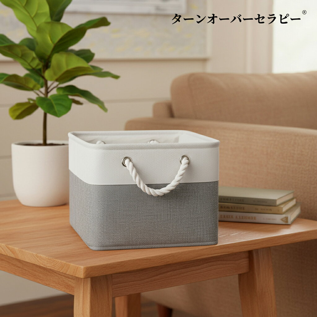 樂天商城 - 【期間限定 5倍】収納ボックス 収納カゴ 3個セット 折りたたみ式 大容量38×28×24cm 収納バスケット 衣類/おもちゃ/本/CD収納 洗面所 寝室 クローゼット 整理整頓 丈夫な麻綿素材 (ホワイトグレー, 38×28×24cm) ZAA