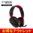 50 OFF 【外箱にキズあり アウトレット】Turtle Beach ゲーミングヘッドセット Recon 70 有線 3.5mm ブラック レッド PS5 PS4 Switch Xbox PC スマホ タブレット 軽量 230g フリップミュート式 折り畳み マイク 正規品