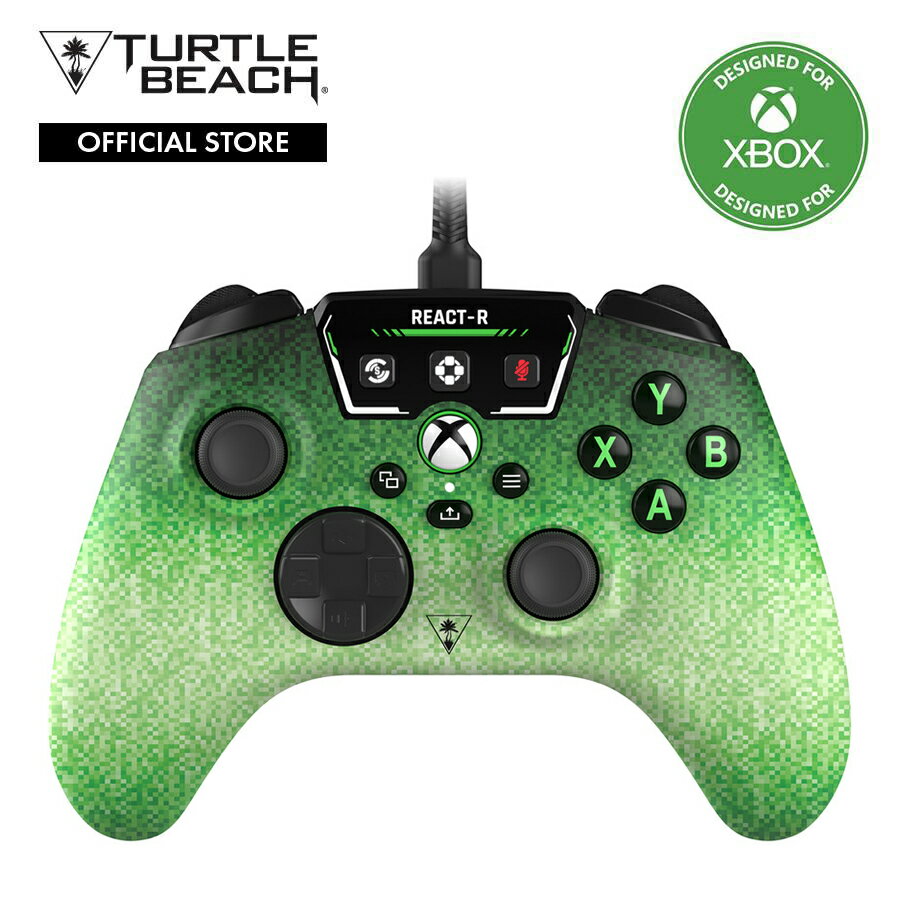 X box TURTLE BEACH REACTタートルビーチ REACT-R ゲーミング コントローラー ピクセル Xboxのオフィシャルライセンス Xbox Series X|S、Xbox One