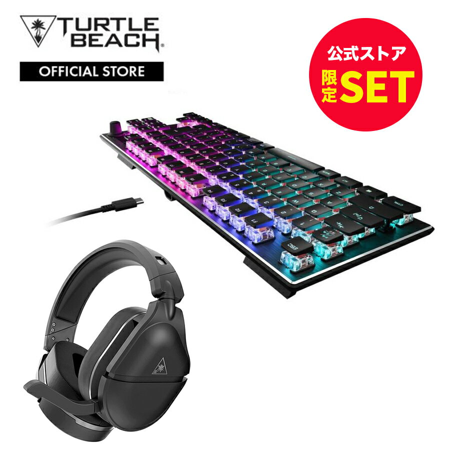 15%OFF！公式限定セット キーボード ヘッドセット VULCAN TKL JP ブラック STEALTH 700 ROCCAT ロキャ..