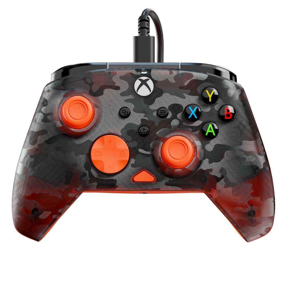 【公式セット】Rematch Core Wired Controller Ghost Black Camo/Orange + Recon 50P