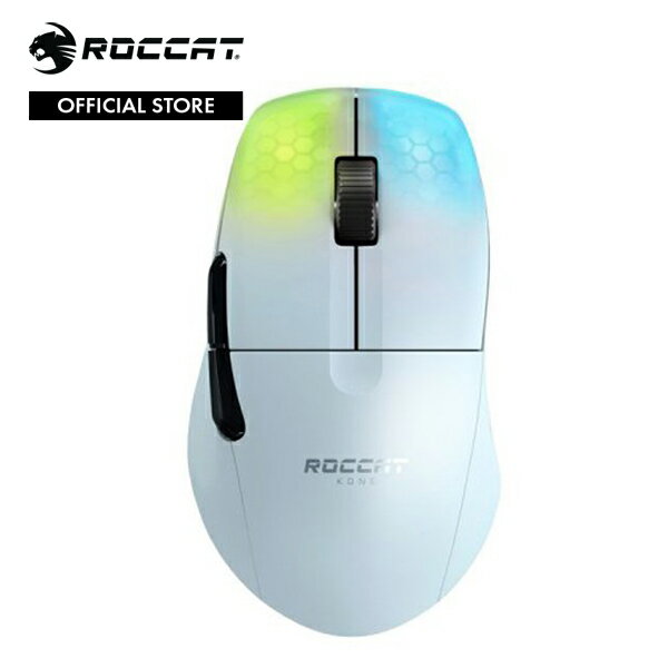 ROCCAT ロキャット KONE Pro Air ゲーミングマウス ワイヤレス エルゴノミック ホワイト