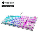 SALE ROCCAT ロキャット Vulcan TKL JP 新色 ホワイト コンパクトメカニカル RGB ゲーミングキーボード