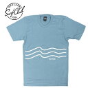  OAKLAND SURF CLUB (オークランドサーフクラブ) / 半袖 Tシャツ / WAVESTRIPE TEE - BABY BLUE / MADE IN THE U.S.A. / メンズアメカジ　サーフブランド カリフォルニア california 
