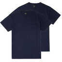 正規品 無料ラッピング可 DEUS EX MACHINA ( デウスエクスマキナ ) パックTee Tシャツ 2枚入り / DEUS 2 PACK TEES - NAVY / DMP71443 / メンズ 無地 デウス エクス マキナ DEUSのTシャツ 【t79】